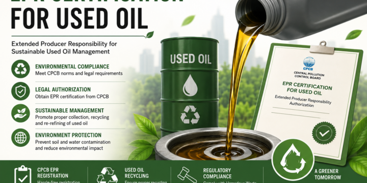 EPR CERTIFICATION FOR USED OIL