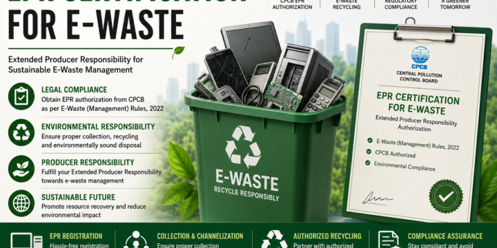 EPR CERTIFICATION FOR E-WASTE