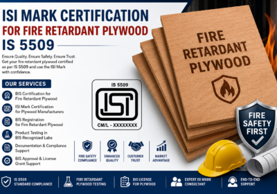 ISI Mark Certification for Fire Retardant Plywood IS 5509