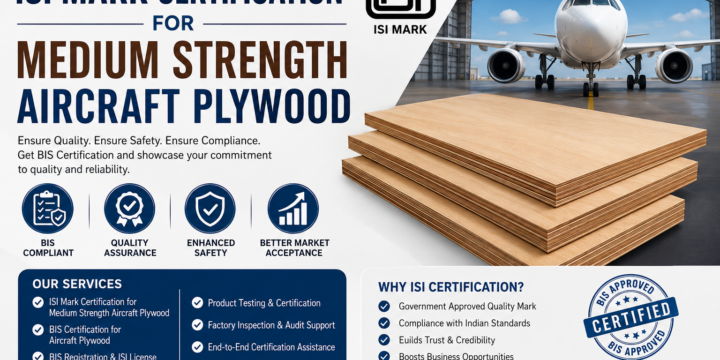 ISI Mark Certification for Medium Strength Aircraft Plywood