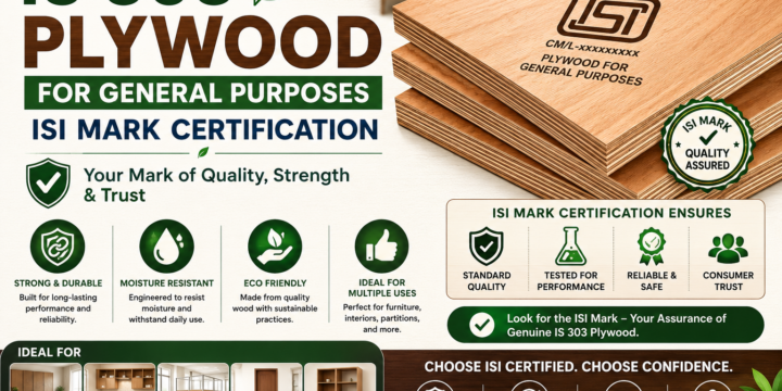IS 303 Plywood for General Purposes ISI Mark Certification