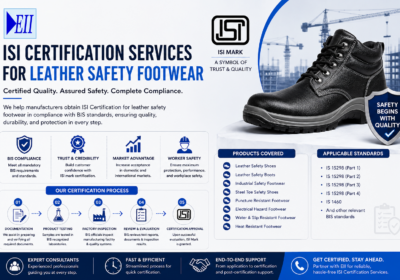 ISI Certification for Leather Safety Footwear | BIS Compliance & Approval Services