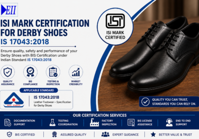 ISI Mark Certification for Derby Shoes IS 17043:2018