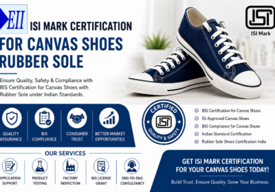 ISI Mark Certification for Canvas Shoes Rubber Sole