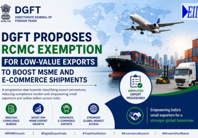 DGFT Proposes RCMC Exemption for Low-Value Exports to Boost MSME and E-Commerce Shipments