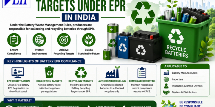 Battery Recycling Targets Under EPR in India