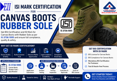 ISI Mark Certification for Canvas Boots Rubber Sole 👢🏆