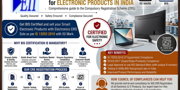 BIS Certification for Electronic Products in India