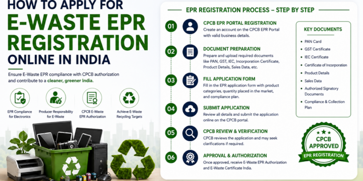 How to Apply for E-Waste EPR Registration Online in India