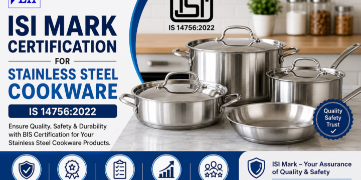 ISI Mark Certification for Stainless Steel Cookware
