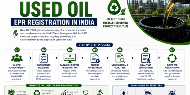 How to Get Used Oil EPR Registration in India
