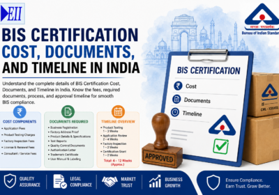 BIS Certification Cost, Documents, and Timeline in India