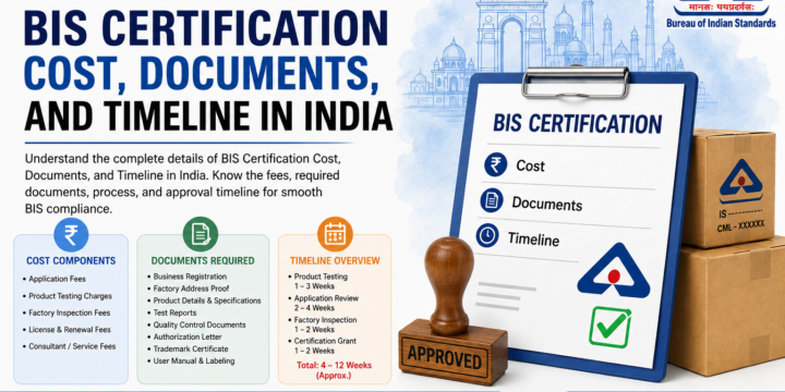 BIS Certification Cost, Documents, and Timeline in India