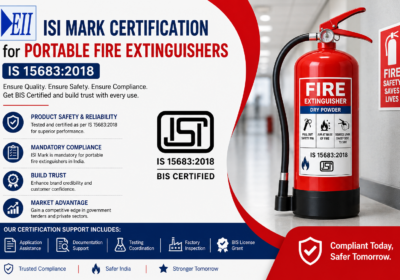 ISI Mark Certification for Portable Fire Extinguishers IS 15683:2018