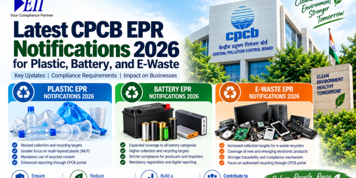 Latest CPCB EPR Notifications 2026 for Plastic, Battery, and E-Waste