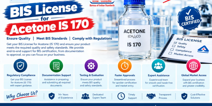 BIS License for Acetone IS 170