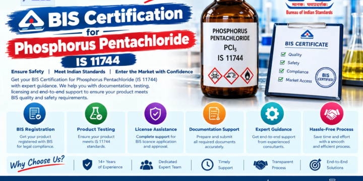 BIS Certification for Phosphorus Pentachloride IS 11744